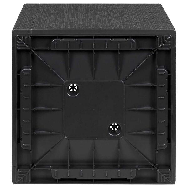 vidaXL Vaso da giardino Antracite 36 x 36 x 35 cm Polipropilene