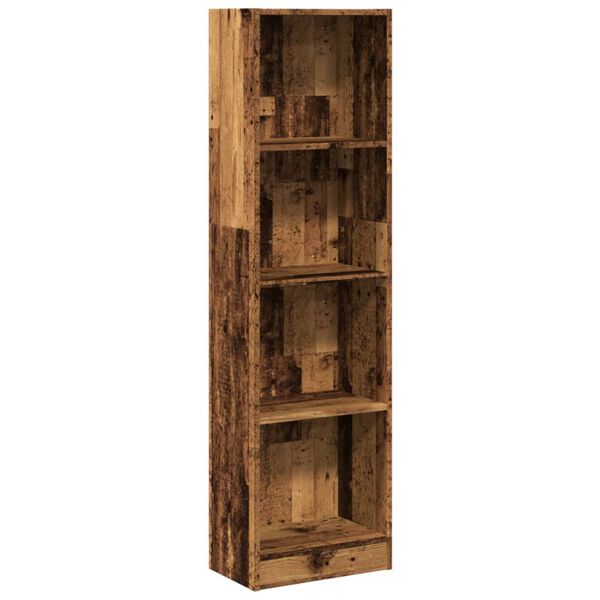 vidaXL Libreria Legno Antico 40x24x143 cm in Truciolato