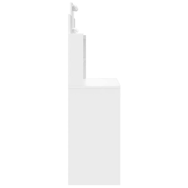 vidaXL Toeletta con Luci LED Bianco 96x40x142 cm