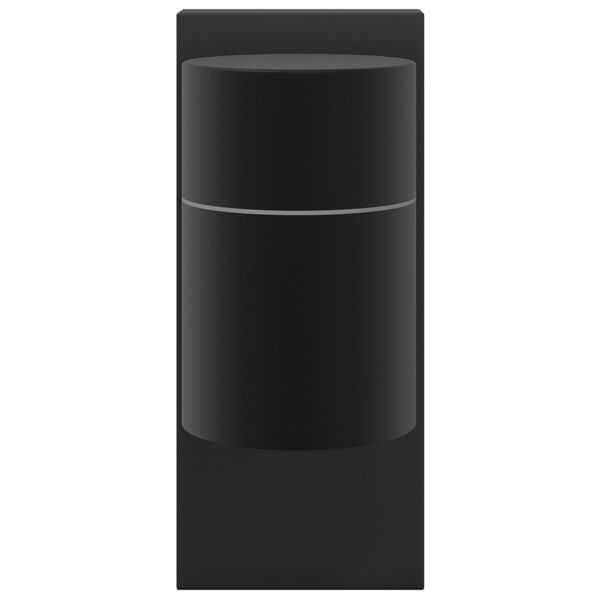 vidaXL Lampade da Parete Esterne 2 pcs Nero 6.5 x 10.5 x 16 cm