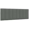 vidaXL Giroletto senza Materasso Hanko Grigio Scuro 140x190 cm Tessuto