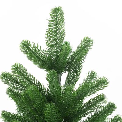 vidaXL Albero di Natale Preilluminato con Palline Verde 150 cm