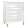 vidaXL Credenza Bianca 57x35x70 cm in Legno Multistrato