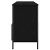 vidaXL Mobile Lavabo da Bagno con Cassetti Rovere Nero 90x34,5x60 cm