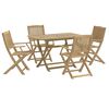 vidaXL Set da Pranzo per Giardino 5 pz in Legno Massello di Acacia