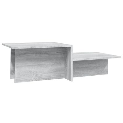 vidaXL Tavolino Salotto Grigio Sonoma 111,5x50x33 cm Legno Multistrato