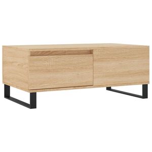 vidaXL Tavolino Salotto Rovere Sonoma 90x50x36,5 cm Legno Multistrato