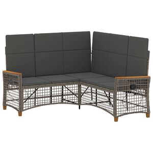 vidaXL Set di Divani Recliner da Giardino 5-Numero di posti