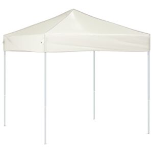 vidaXL Tenda per Feste Pieghevole Crema 2x2 m