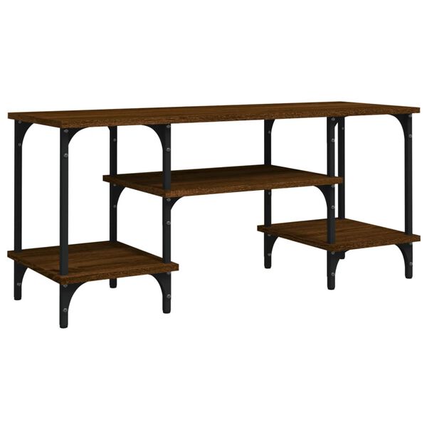 vidaXL Mobile Porta TV Rovere Marrone 102x35x45,5 cm Legno Multistrato