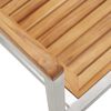 vidaXL Set da Pranzo per Giardino 5 pcs Marrone Legno di teak solido