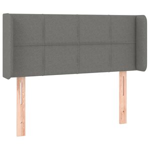 vidaXL Testiera ad Orecchio Grigio Scuro 83x16x78/88 cm in Tessuto