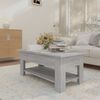 vidaXL Tavolino da Salotto Grigio Sonoma 102x55x42 cm in Truciolato