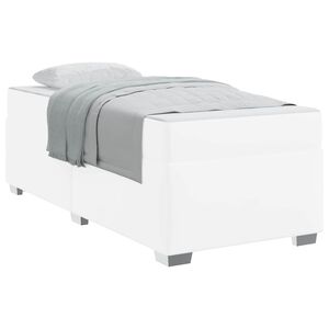 vidaXL Struttura del letto Bianco 80 x 200 cm PVC