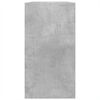 vidaXL Mobile Lavabo Grigio Cemento 63x29x55 cm in Legno Multistrato
