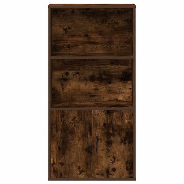 vidaXL Libreria Rovere Fumo 60x24x120 cm in Truciolato