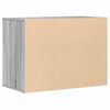 vidaXL Cassettiera Angolare Grigio Sonoma 80x41x58cm Legno Multistrato