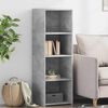 vidaXL Credenza Grigio Cemento 40x41x124cm in Legno Multistrato