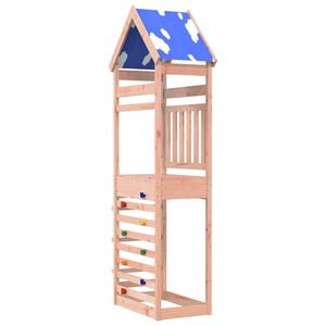 vidaXL Torre da Gioco Marrone 52,5 x 85 x 265 cm Legno Douglas Solido
