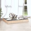 vidaXL Cuccia per Cani 101,5x74x9 cm in Legno Massello di Pino