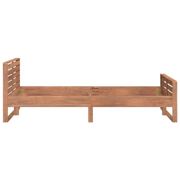 vidaXL Giroletto in Legno Massello di Teak 100x200 cm
