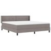 vidaXL Letto a molle con materasso Talpa 200 x 180 cm Poliestere
