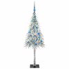 vidaXL Albero di Natale con 150 LED Bianco 150 cm PE e Acciaio