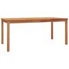 vidaXL Set da Pranzo per Giardino 3 pz in Legno Massello di Teak