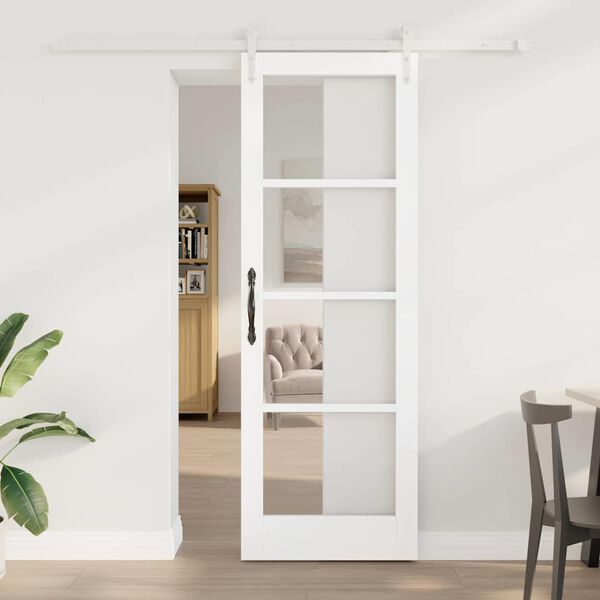 vidaXL Porta scorrevole Bianco 73,5 x 211 cm