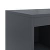 vidaXL Credenza Antracite 100,5x39x107 cm in Acciaio
