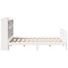 vidaXL Letto Libreria senza Materasso Bianco 150x200 cm Legno di Pino