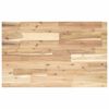 vidaXL Piano da Bagno Non Trattato 80x50x4 cm Legno Massello di Acacia