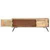 vidaXL Mobile Porta TV 110x30x40 cm in Legno Massello di Mango