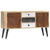 vidaXL Credenza 118x30x62 cm in Legno Massello di Mango