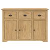 vidaXL Credenza con cassetto BODO Marrone miele 115,5 x 44 x 80 cm