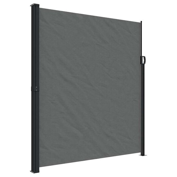 vidaXL Tenda da Sole Laterale Retrattile Antracite 220x500 cm