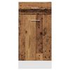 vidaXL Mobile con Cassetto &ldquo;Lyon&rdquo; Legno Antico 40x46x81,5cm