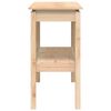 vidaXL Tavolo Consolle 110x40x75 cm in Legno Massello di Pino