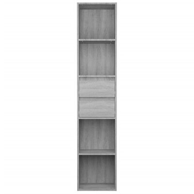vidaXL Libreria Grigio Sonoma 36x30x171 cm in Legno Multistrato