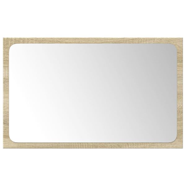 vidaXL Set Mobili da Bagno 3 pz Rovere Sonoma in Legno Multistrato