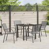 vidaXL Set da Pranzo per Giardino 5 pcs Antracite