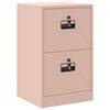 vidaXL Armadio per File con cassetto Rosa 45,5 x 42 x 74,5 cm