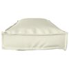 vidaXL Cuscino Crema 120 x 40 x 8 cm Tessuto Oxford