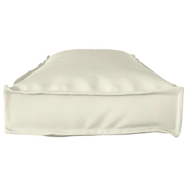 vidaXL Cuscino Crema 120 x 40 x 8 cm Tessuto Oxford