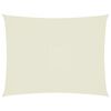 vidaXL Parasole a Vela Oxford Rettangolare 4x5 m Crema