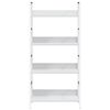 vidaXL Scaffale Libri 4 Ripiani Bianco 60x27,6x124,5 Legno Multistrato
