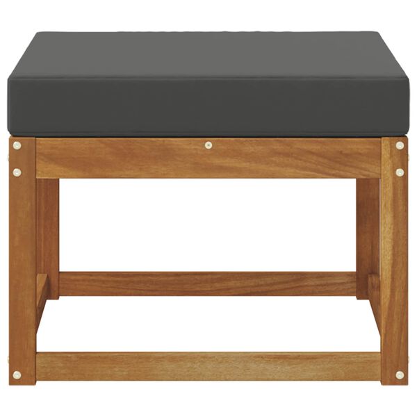 vidaXL Poggiapiedi da Esterno Legno di Acacia Massello Naturale