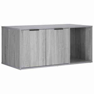 vidaXL Mobile per gatti Sonoma grigio 100 x 49 x 45 cm