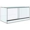 vidaXL Terrario con archiviazione Trasparente 80 x 40 x 40 cm Vetro