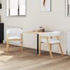 vidaXL Sedie da pranzo 2 pcs Naturale 54 x 57 x 73 cm